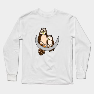 Moon Owls Long Sleeve T-Shirt